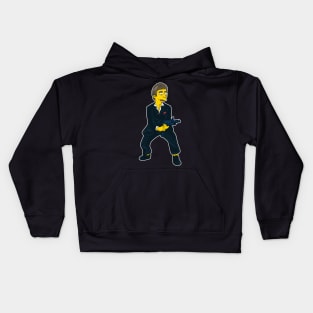 Yellow Pacino Illustration Kids Hoodie